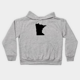 Minnesota Black Kids Hoodie